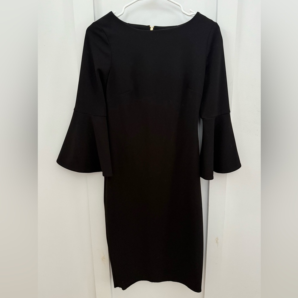 Calvin Klein Black Long Sleeve Dress